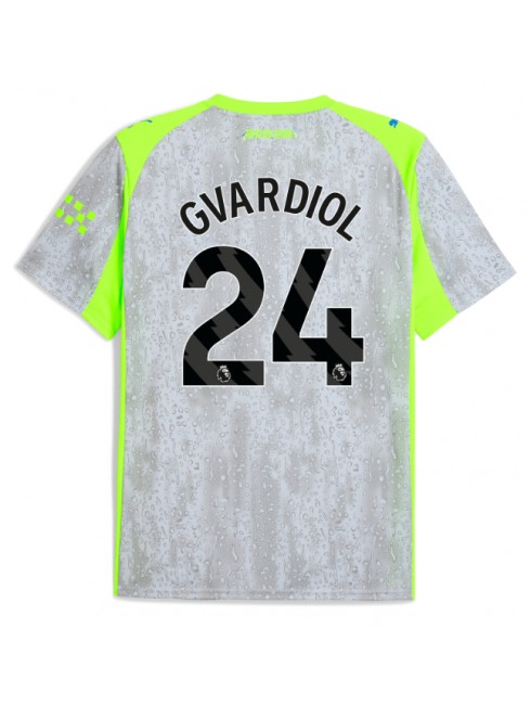 Manchester City Josko Gvardiol #24 Replika Tredje Kläder 2025-26 Kortärmad Manchester City Josko Gvardiol #24 Replika Tredje Kläder 2025-26 Kortärmad